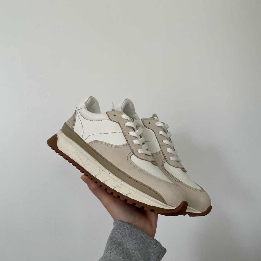 Madewell Kickoff Trainer Sneakers in Neutral Colorblock Leather